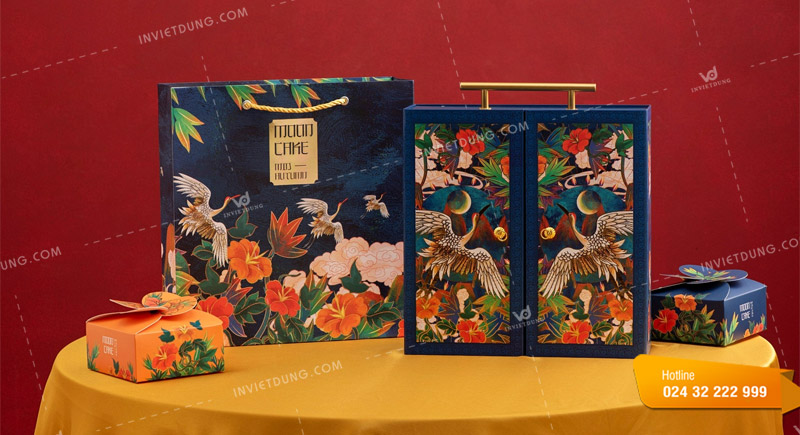 Mẫu túi giấy đựng bánh trung đẹp