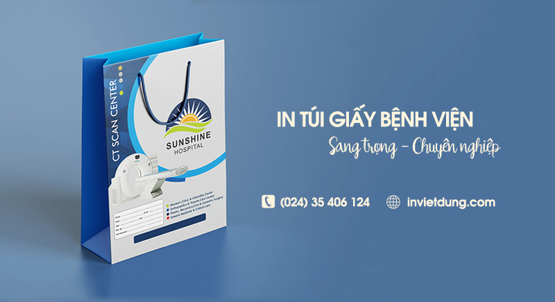 In túi giấy bệnh viện