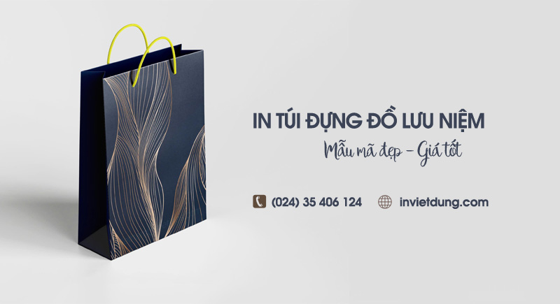Xưởng in túi giấy đựng đồ lưu niệm theo yêu cầu, giá tốt