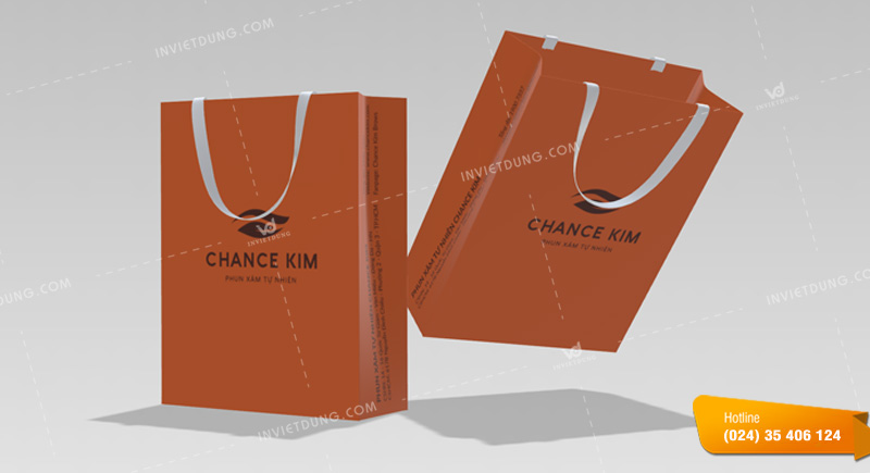 Mẫu túi giấy viện thẩm mỹ Chance Kim