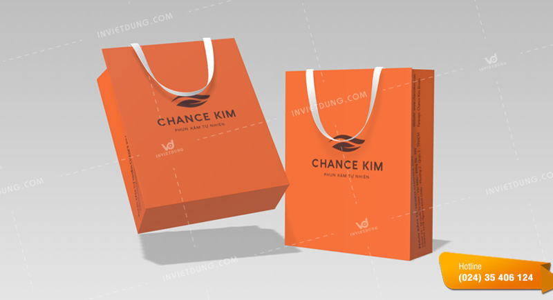 Mẫu túi giấy viện thẩm mỹ Chance Kim