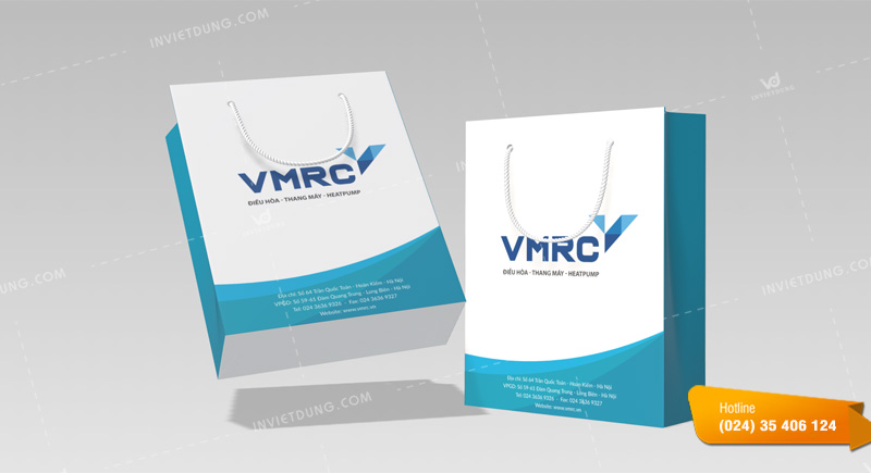Mẫu túi giấy công ty Cổ phần VMRC