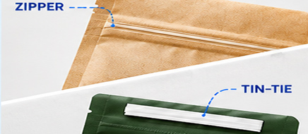 Khóa zip và nẹp miệng