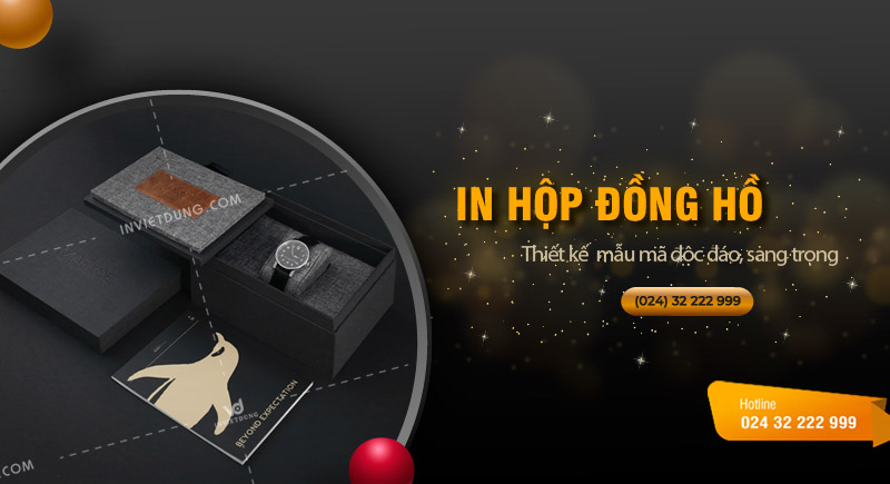 In hộp đựng đồng hồ