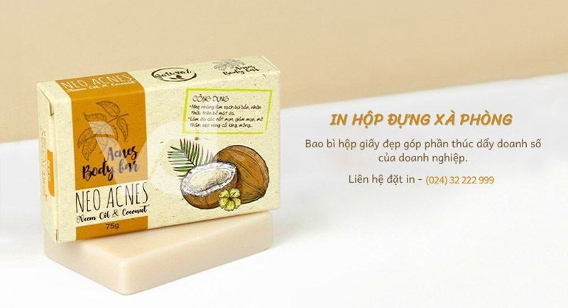 In Việt Dũng nhận in bao bì hộp giấy đựng xà phòng với mọi số lượng với giá thành tốt nhất