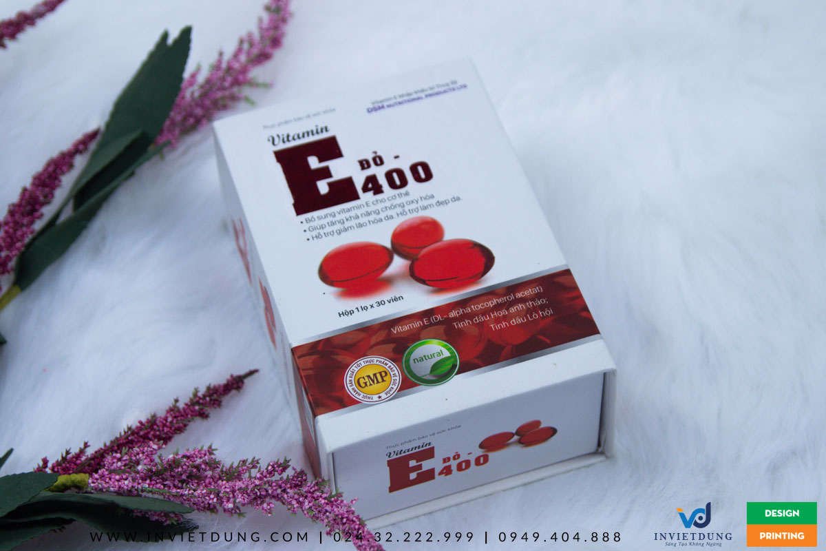 Mẫu Hộp cứng thực phẩm bảo vệ sức khỏe E400