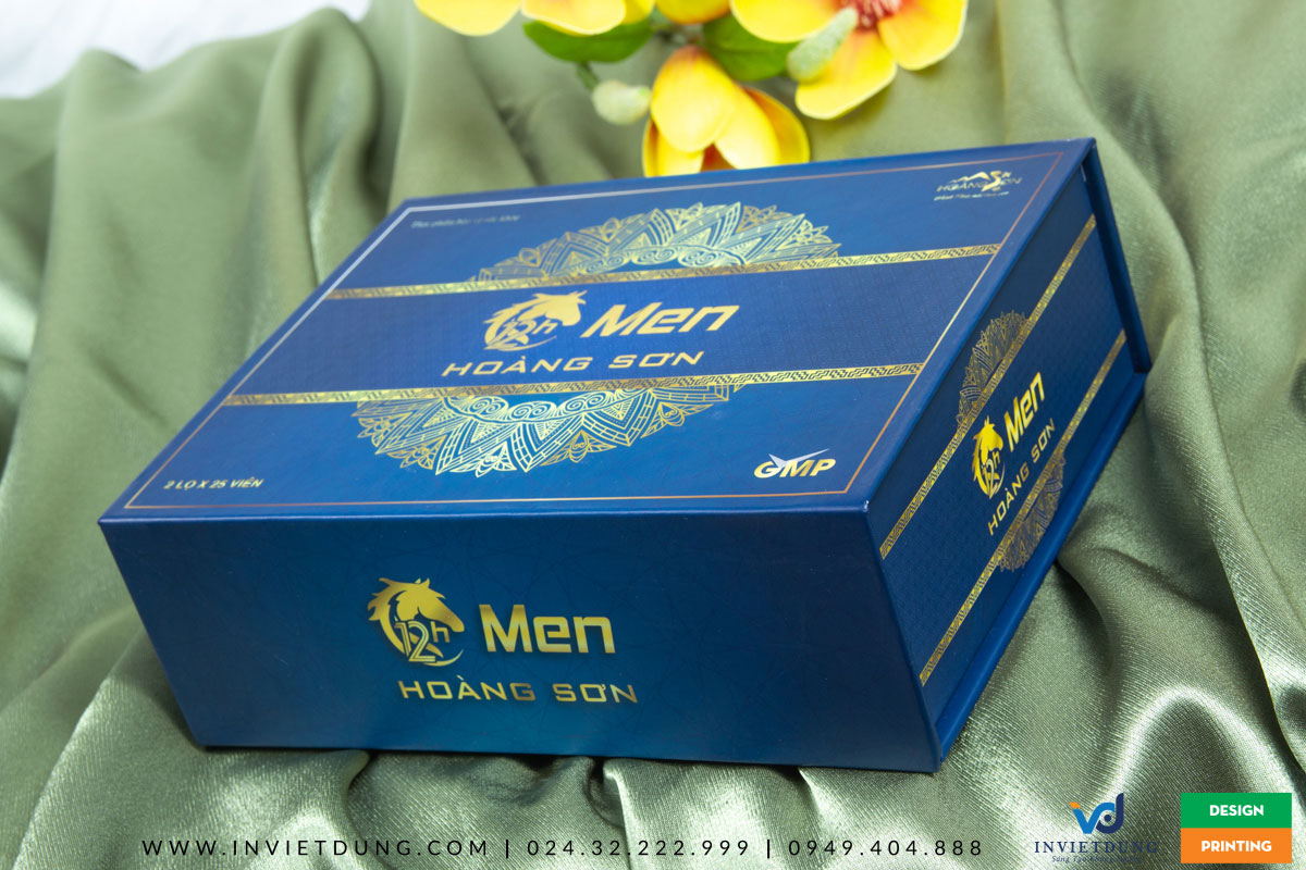 In hộp giấy theo yêu cầu đựng quà tặng cao cấp Hoàng Sơn