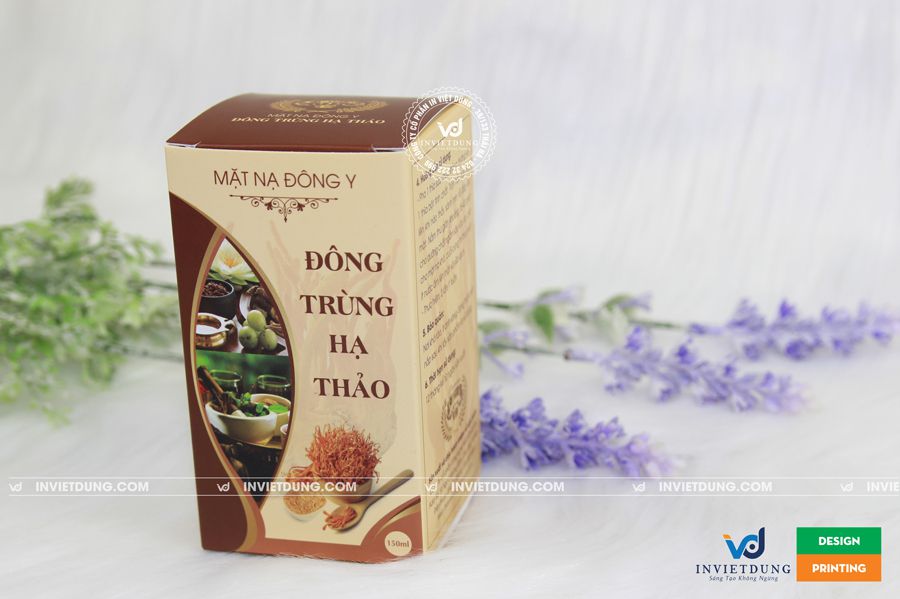 In hộp giấy mỹ phẩm mặt nạ dưỡng mặt