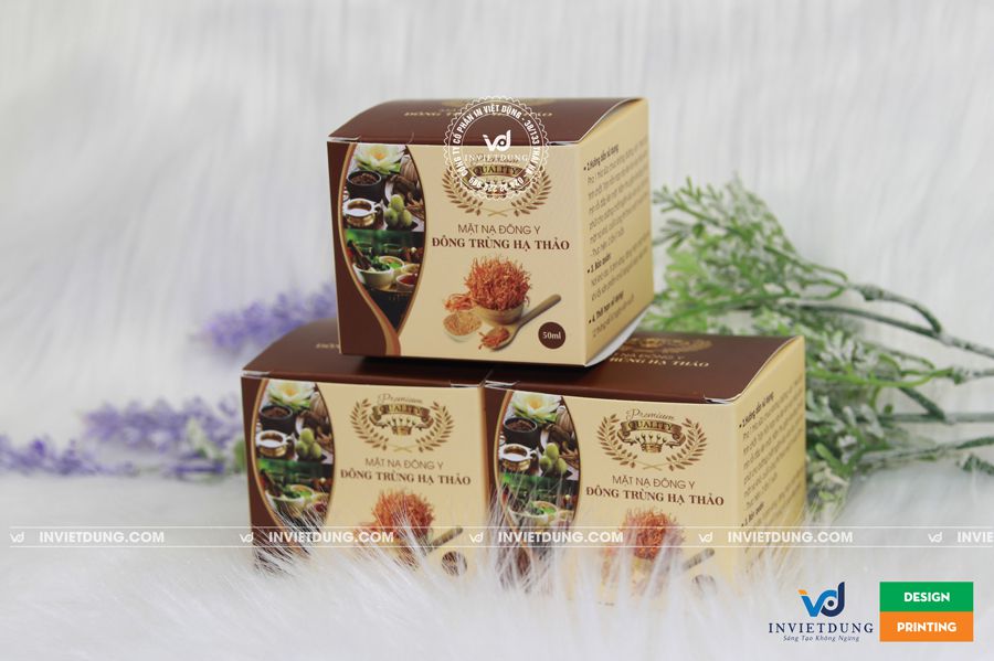 Mẫu bao bì sản phẩm cao cấp