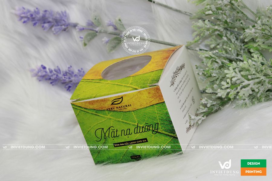 In hộp giấy đựng kem dưỡng mặt