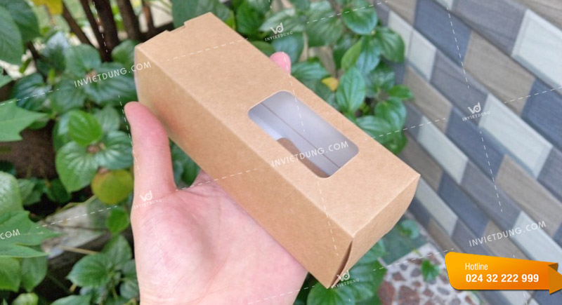 Mẫu hộp kraft đựng tinh dầu do In Việt Dũng thiết kế và in ấn
