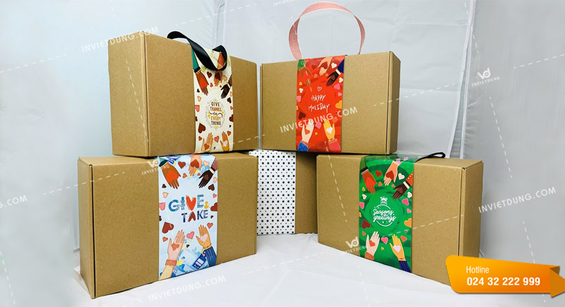 Mẫu hộp giấy kraft đẹp