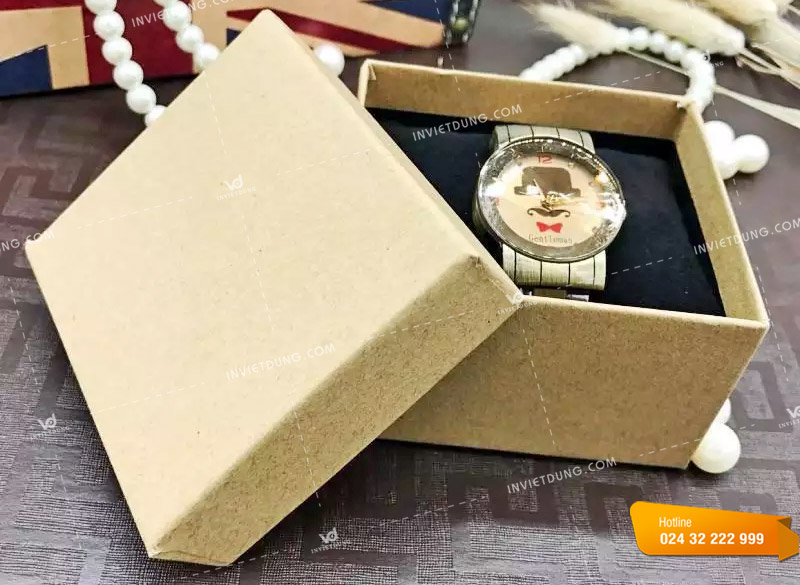 Mẫu hộp kraft đựng đồng hồ