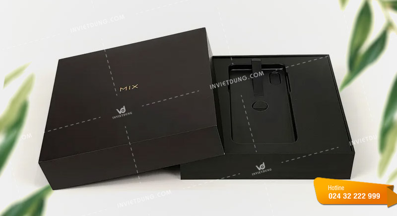 Mẫu hộp giấy cứng cao cấp đựng phụ kiện smartphone
