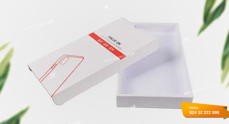 Hộp giấy đựng ốp lưng silicon