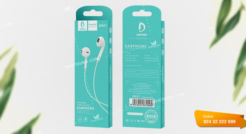 Mẫu hộp đựng tai nghe Earphone