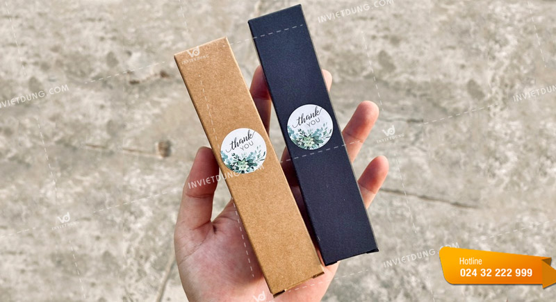 Mẫu hộp đựng son bằng giấy kraft ấn tượng