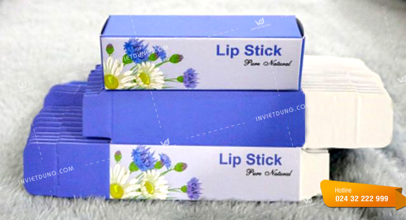 Hộp đựng son môi ấn tượng do In Việt Dũng thiết kế và in ấn