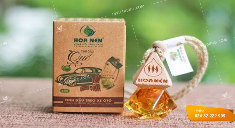 Hộp kraft đựng tinh dầu quế Hoa Nén
