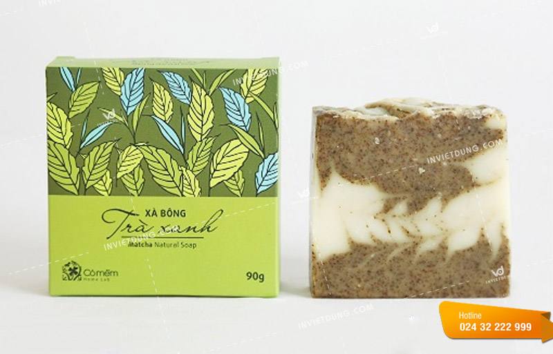 Mẫu vỏ hộp đựng soap handmade kiểu dáng nắp gài