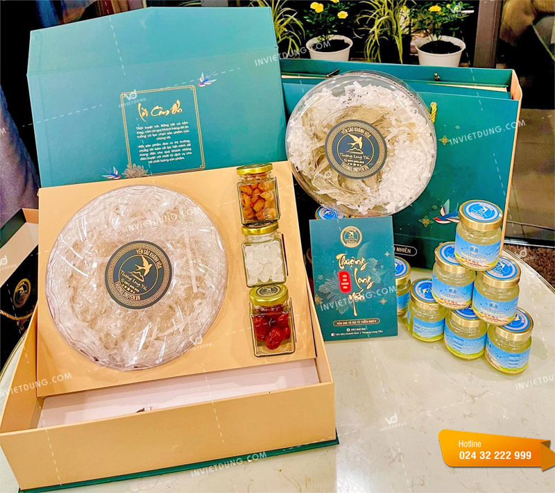 Hộp giấy đựng yến hũ cao cấp, sang trọng