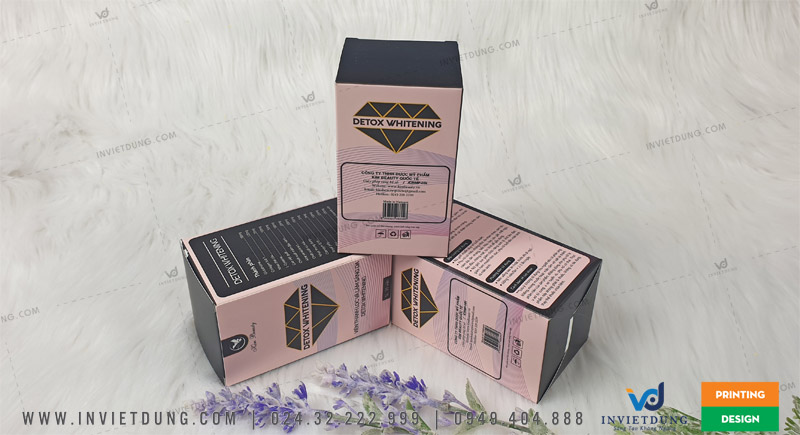 Làm hộp giấy mỹ phẩm số lượng ít