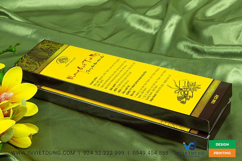 Hộp đựng nhang quế Trà My