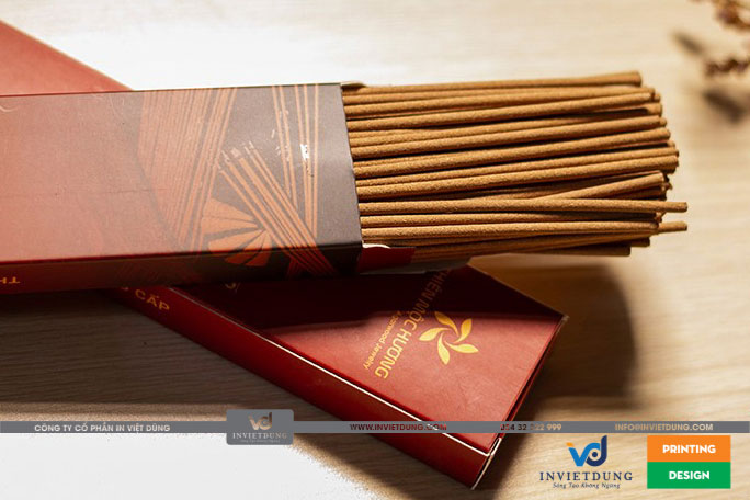 Mẫu hộp đựng nhang Thiên Mộc Hương