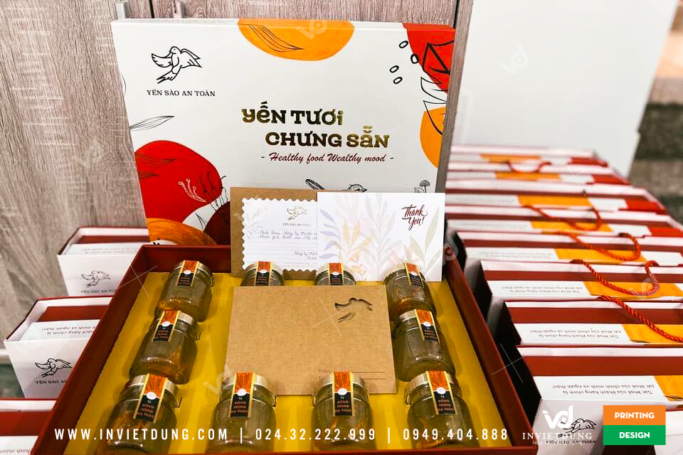 Mẫu hộp cứng đựng yến sào 