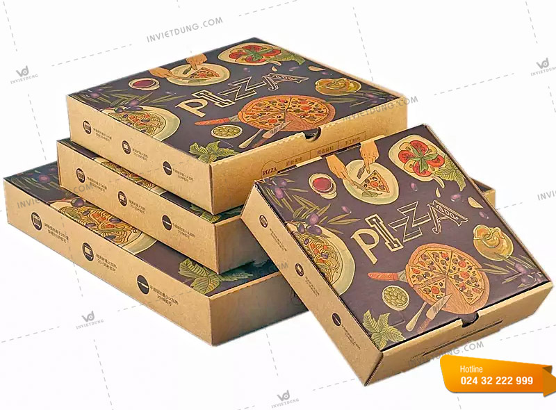 In hộp pizza chuyên nghiệp, uy tín