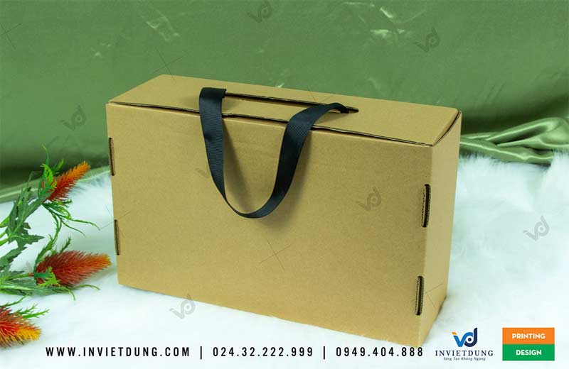 Vỏ hộp giấy carton nắp gài 2 đầu