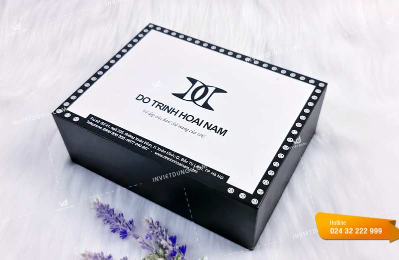 Mẫu hộp cứng cho thương hiệu Đỗ Trịnh Hoài Nam