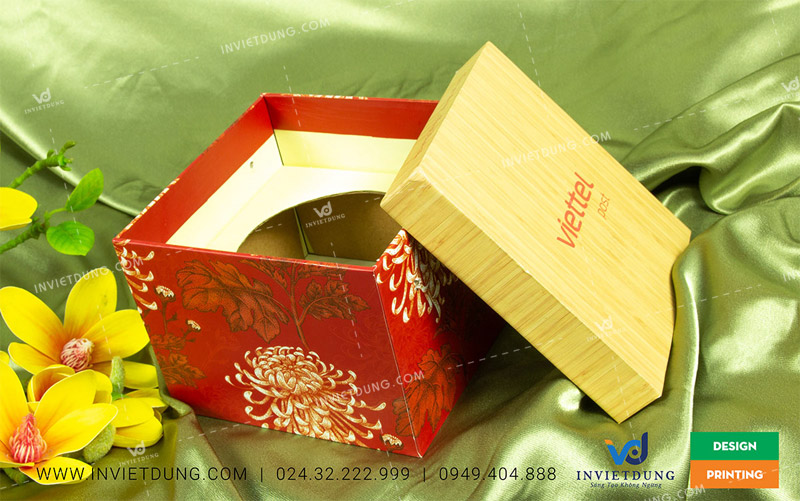 Mẫu hộp đựng quà tặng công ty Viettel Post chuyên nghiệp