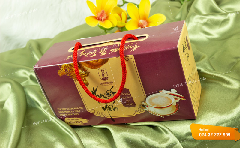 Mẫu hộp cứng đựng yến sào Thọ Trường Sơn