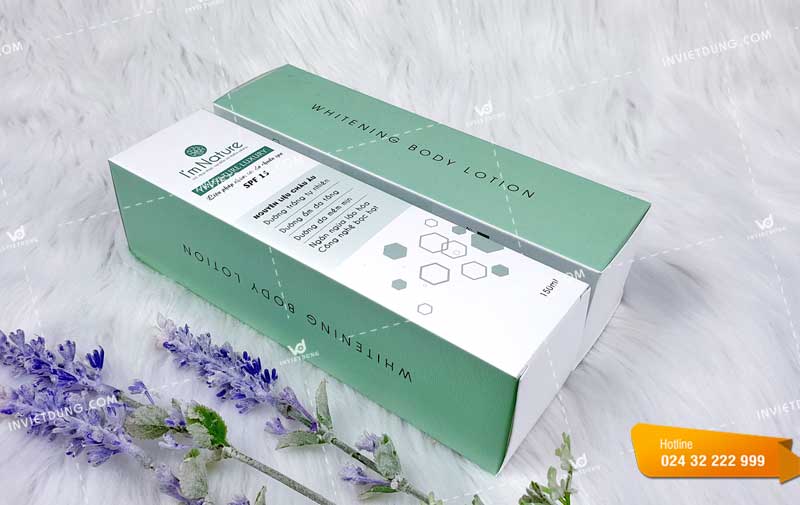 Mẫu hộp đựng kem dưỡng da Whitening body