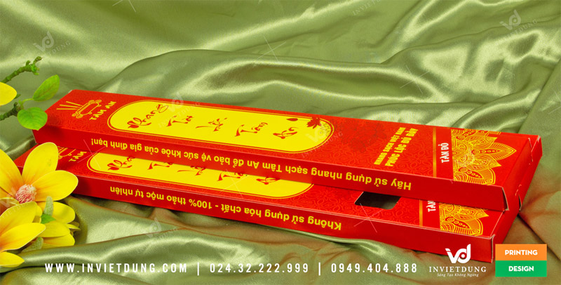 Mẫu hộp đựng nhang Tâm An đẹp