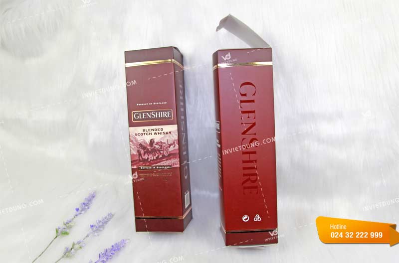 Mẫu hộp đựng rượu Glenshire