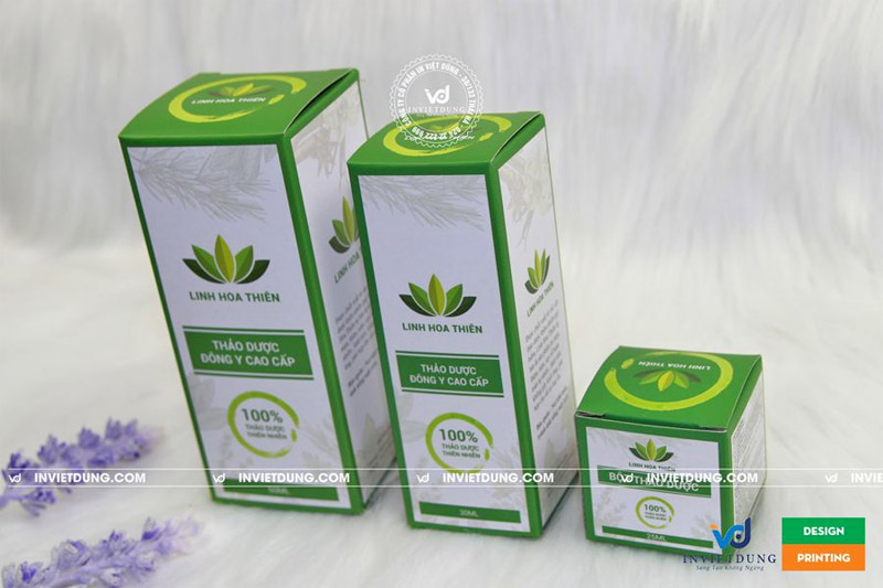 Mẫu hộp đựng bột thảo dược Đông Y