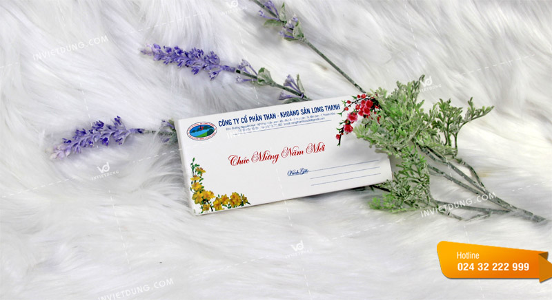 Mẫu hộp nắp gài đựng quà tặng thiệp chúc mừng năm mới