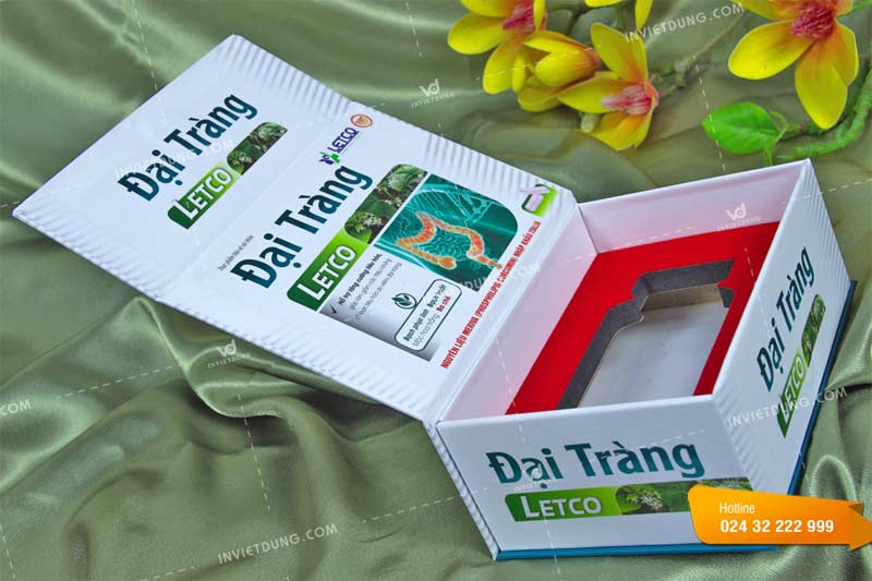Hộp giấy đựng thực phẩm bổ sung viên uống Đại Tràng