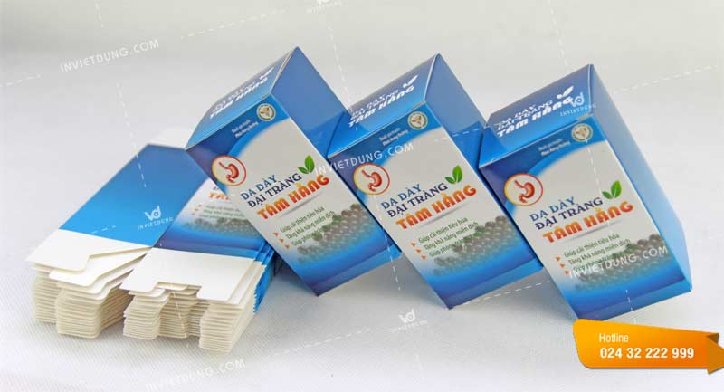 Mẫu hộp đựng thuốc dạ dày đại tràng Tâm Hằng