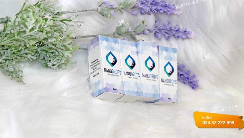 Mẫu hộp đựng thuốc nhỏ mắt Nanodrops