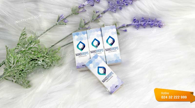 Mẫu hộp đựng thuốc nhỏ mắt Nanodrops