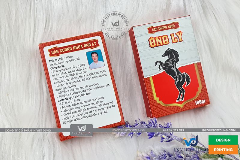 Mẫu hộp giấy cao xương ngựa