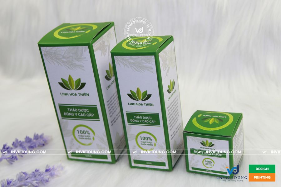 vỏ hộp giấy thảo dược đông y cao cấp chăm sóc sức khỏe