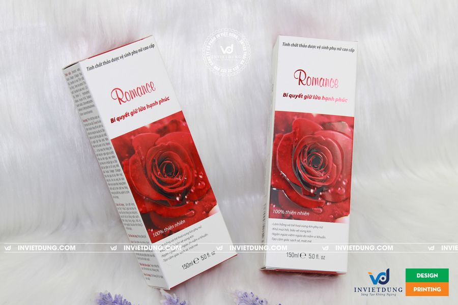 In hộp giấy tinh chất thảo dược Ronance