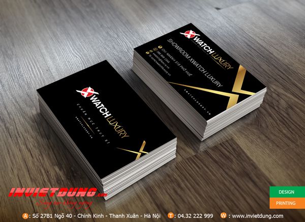 in card visit khu vực bờ hồ hoàn kiếm