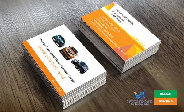 Card visit tài xế
