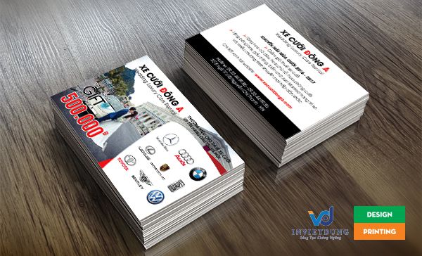 Card visit thuê xe cưới