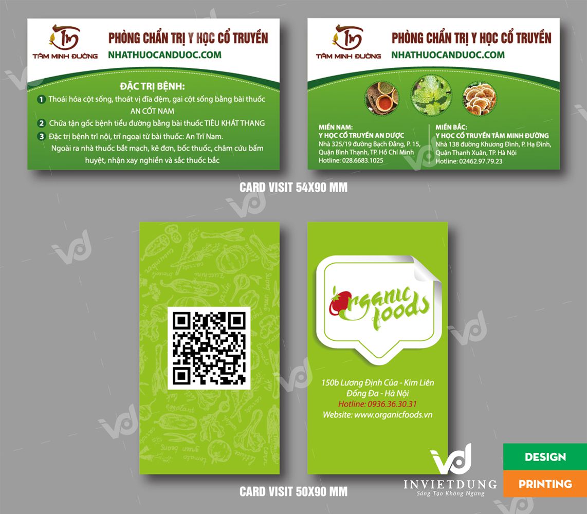 Kích thước card visit chuẩn